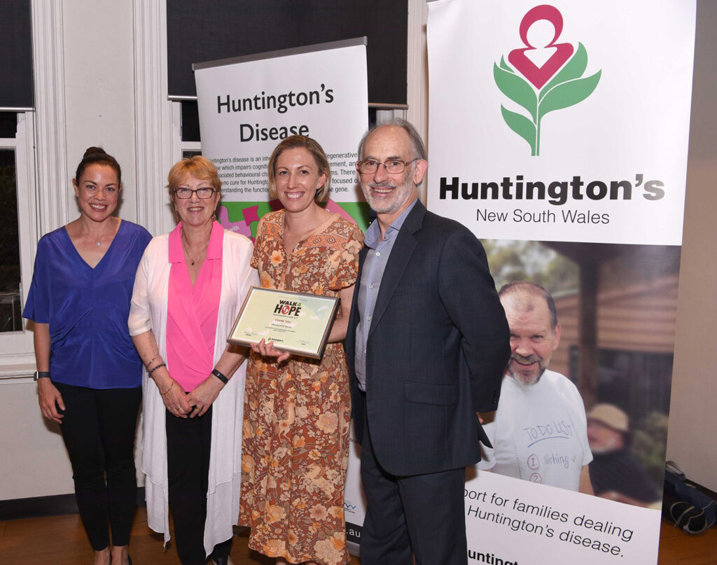 Huntington's staff and supporters